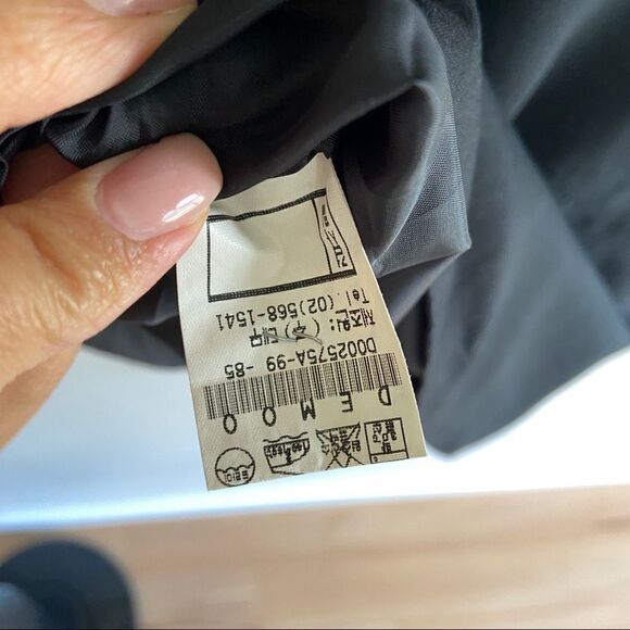 Demoö Black V-Neck Mini Dress sz S - Picture 7 of 8